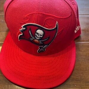 New Era Red Fitted Cap NFL Buccaneers size 7 1/2